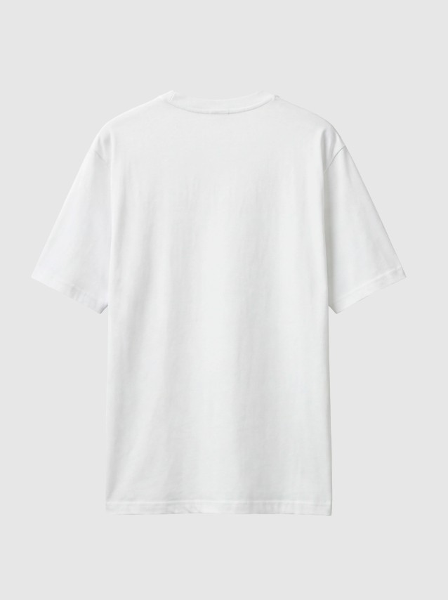 T-Shirt  Antony Morato Homem T-Shirt Regular Fit In Jersey Fabric With Contrast Layers In 2 Colors L