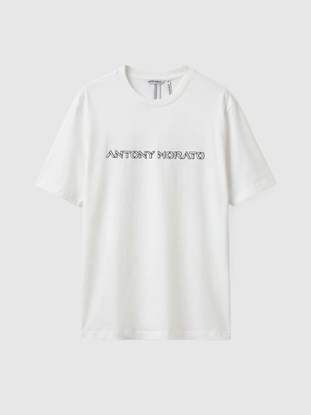 T-Shirt  Antony Morato Homem T-Shirt Regular Fit In Jersey Fabric With Contrast Layers In 2 Colors L