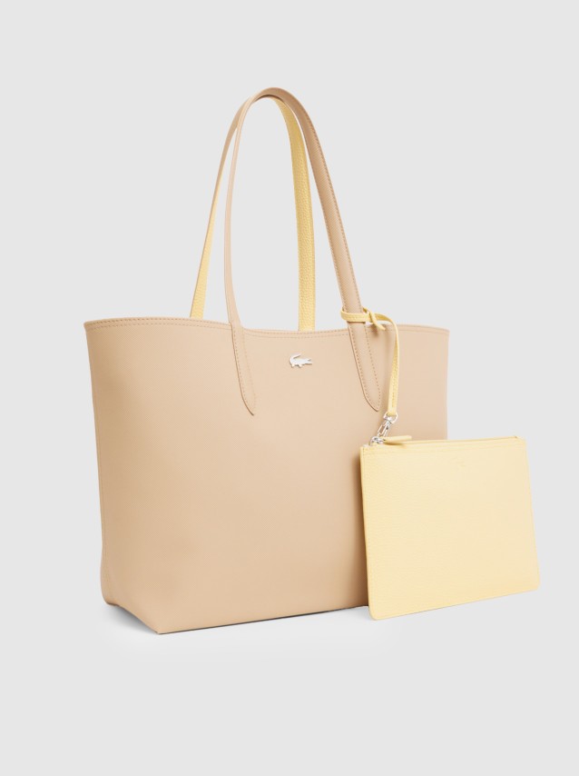 Shoppers Mulher Anna Petit Pique Reversible Shopping Bag Lacoste