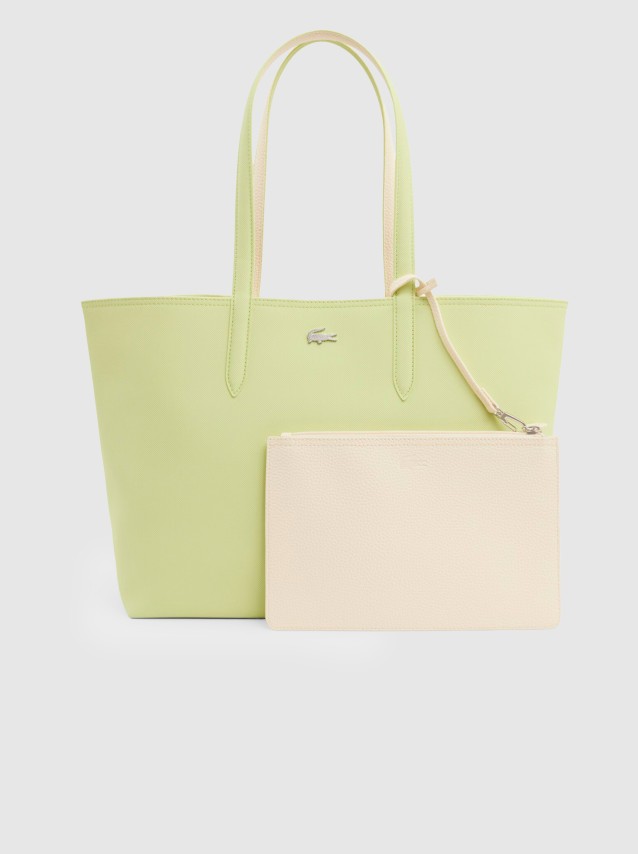 Shoppers Mulher Anna Petit Pique Reversible Shopping Bag Lacoste