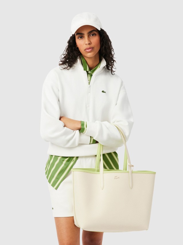 Shoppers Mulher Anna Petit Pique Reversible Shopping Bag Lacoste
