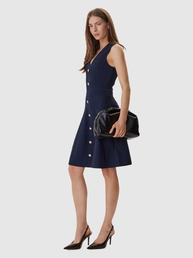 Vestido Guess Mulher Sl Vn Amber Swtr Dress