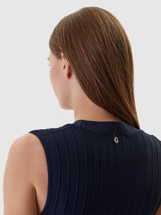 Vestido Guess Mulher Sl Vn Amber Swtr Dress