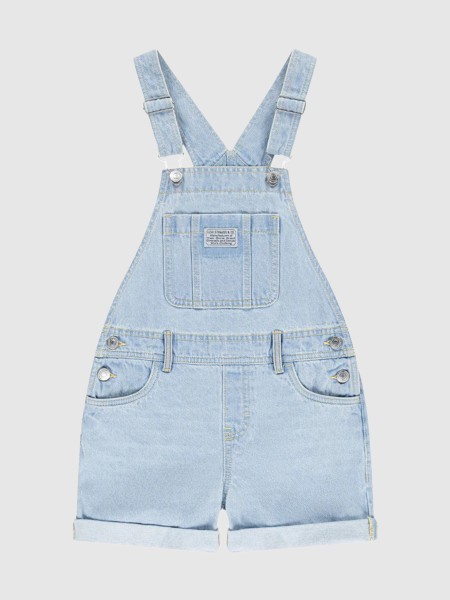 Jardineira Levis Menina Lvg Classic Shortalls