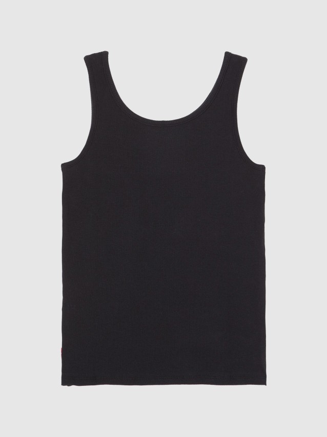 Top Levis Menina Lvg Meet And Greet Ribbed Tank