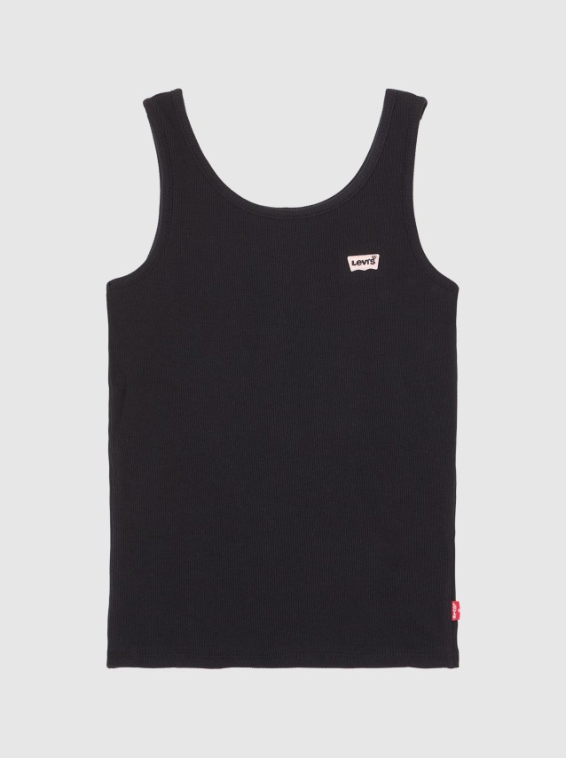 Top Levis Menina Lvg Meet And Greet Ribbed Tank