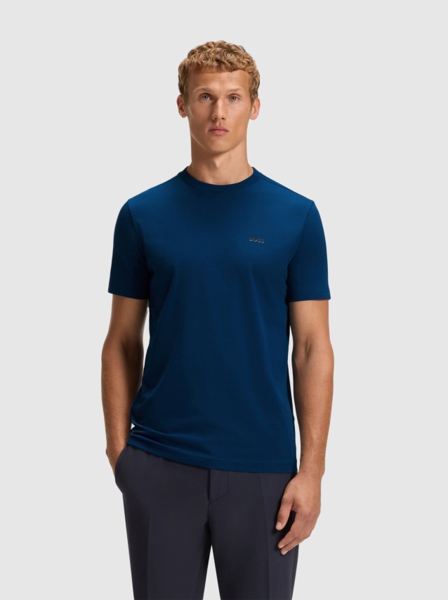 T-Shirt Homem Tee Boss Green