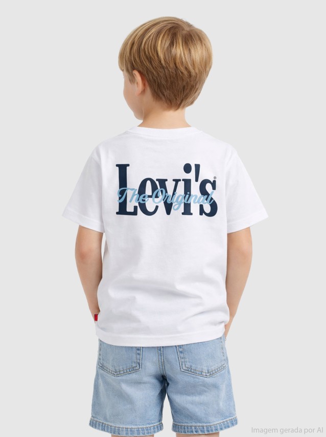 T-Shirt Levis Menino  Lvb Classic And Clean Tee