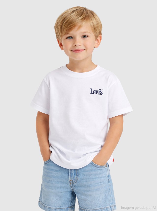 T-Shirt Levis Menino  Lvb Classic And Clean Tee
