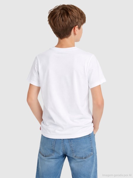 T-Shirt Levis Menino Lvn My First Batwing Tee