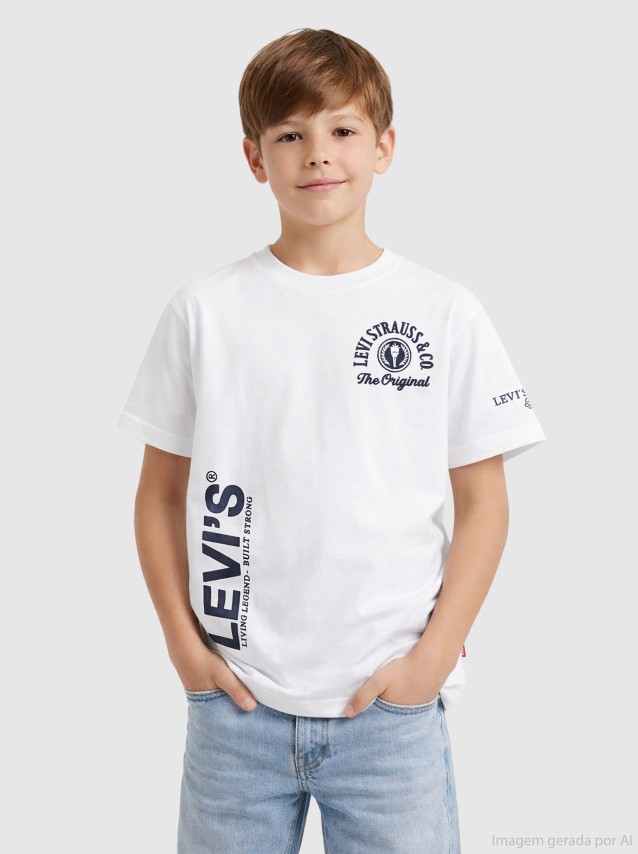 T-Shirt Levis Menino Lvb Urban Prep Tee
