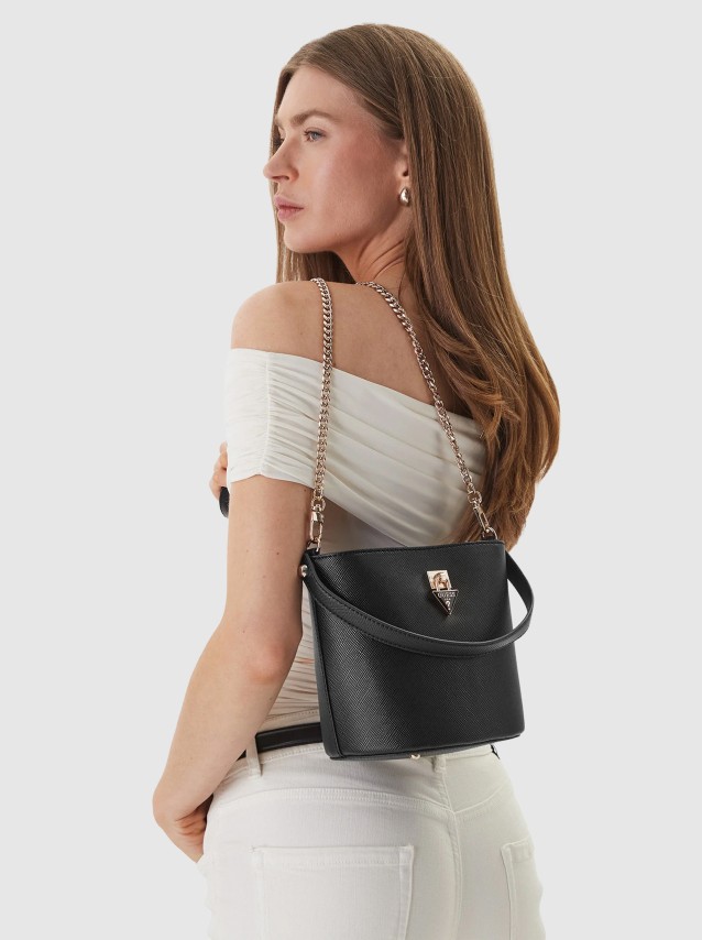 Mala Guess Mulher Patsie Top Handle Bucket