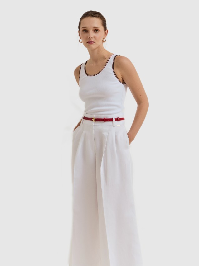 Top Lion Of Porches Mulher Singlete