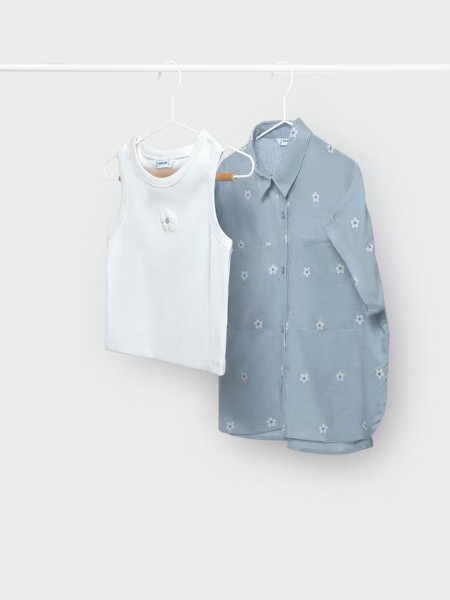 Conjunto 2 Pe�as Mayoral Menina Blusa 2 Pe�as