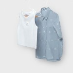 Conjunto 2 Pe�as Mayoral Menina Blusa 2 Pe�as