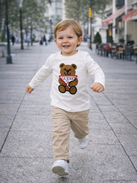 Sweatshirt Masculin Guess Kids