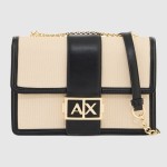 Mala Armani Exchange Mulher Jodie Canvas Crossbody M