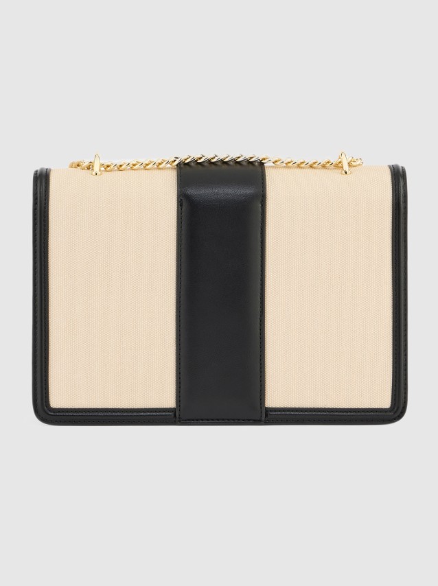 Mala Armani Exchange Mulher Jodie Canvas Crossbody M