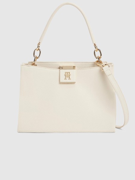 Mala Tommy Hilfiger Mulher Th Her Med Satchel