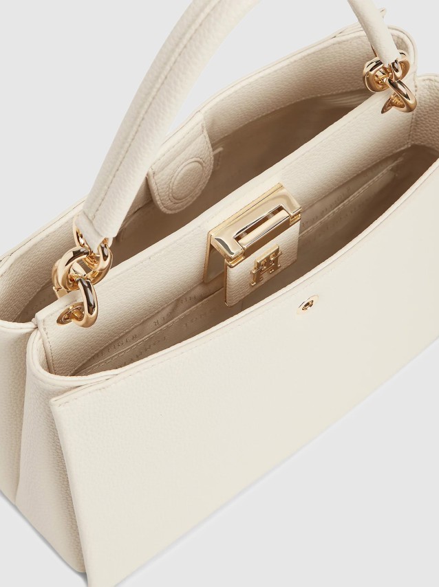 Mala Tommy Hilfiger Mulher Th Her Med Satchel