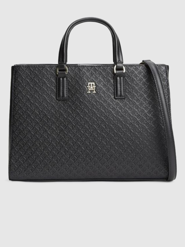 Mala Tommy Hilfiger Mulher Th Daily Satchel Mono