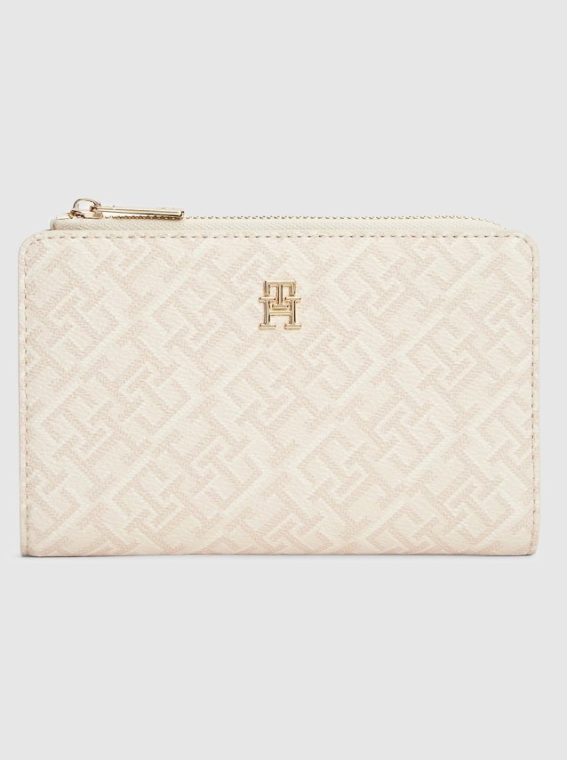 Carteira Tommy Hilfiger Mulher Th Icon Bifold Wallet Monoplay