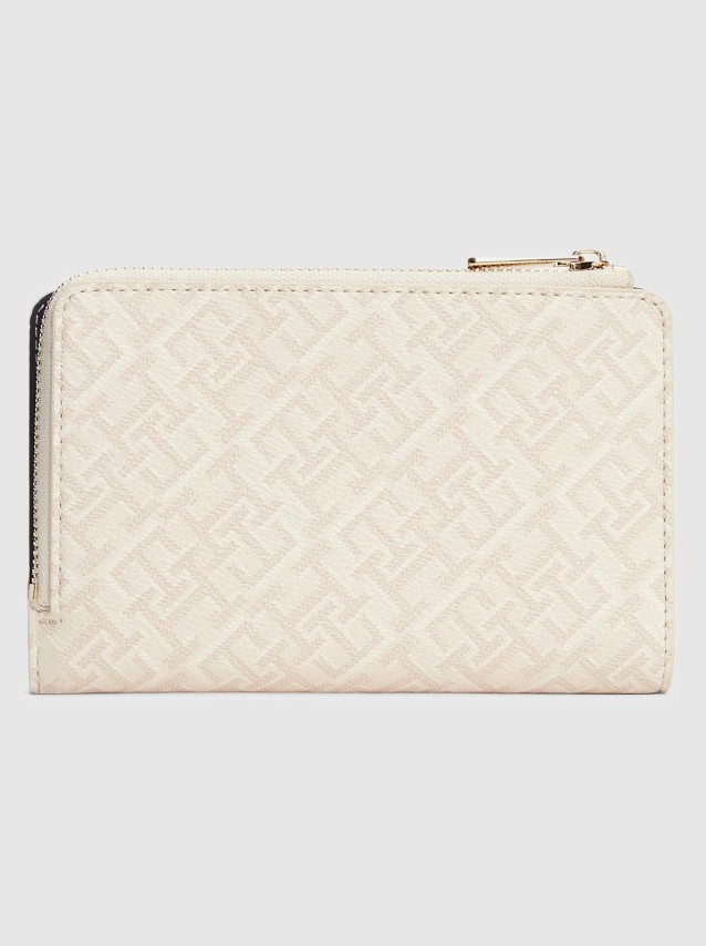 Carteira Tommy Hilfiger Mulher Th Icon Bifold Wallet Monoplay