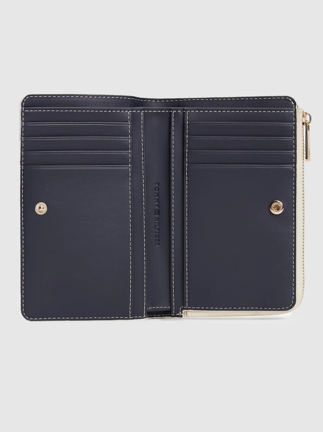 Carteira Tommy Hilfiger Mulher Th Icon Bifold Wallet Monoplay