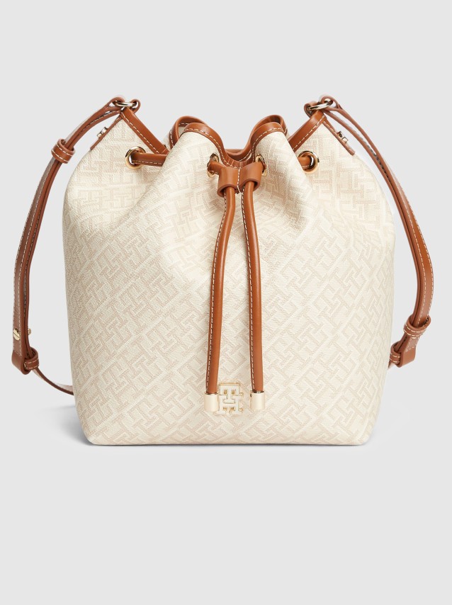 Mala Tommy Hilfiger Mulher Th Monoplay Bucket Le