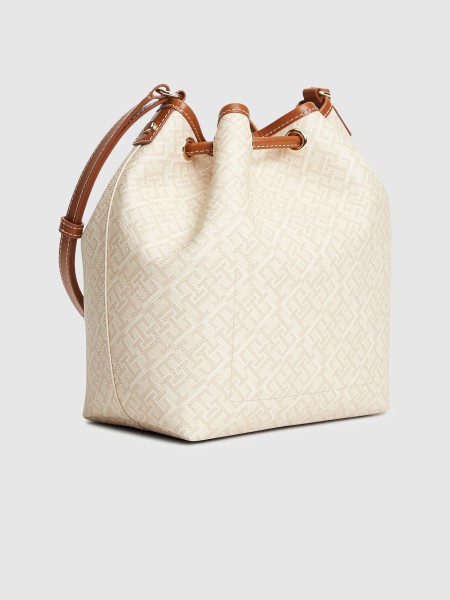 Mala Tommy Hilfiger Mulher Th Monoplay Bucket Le