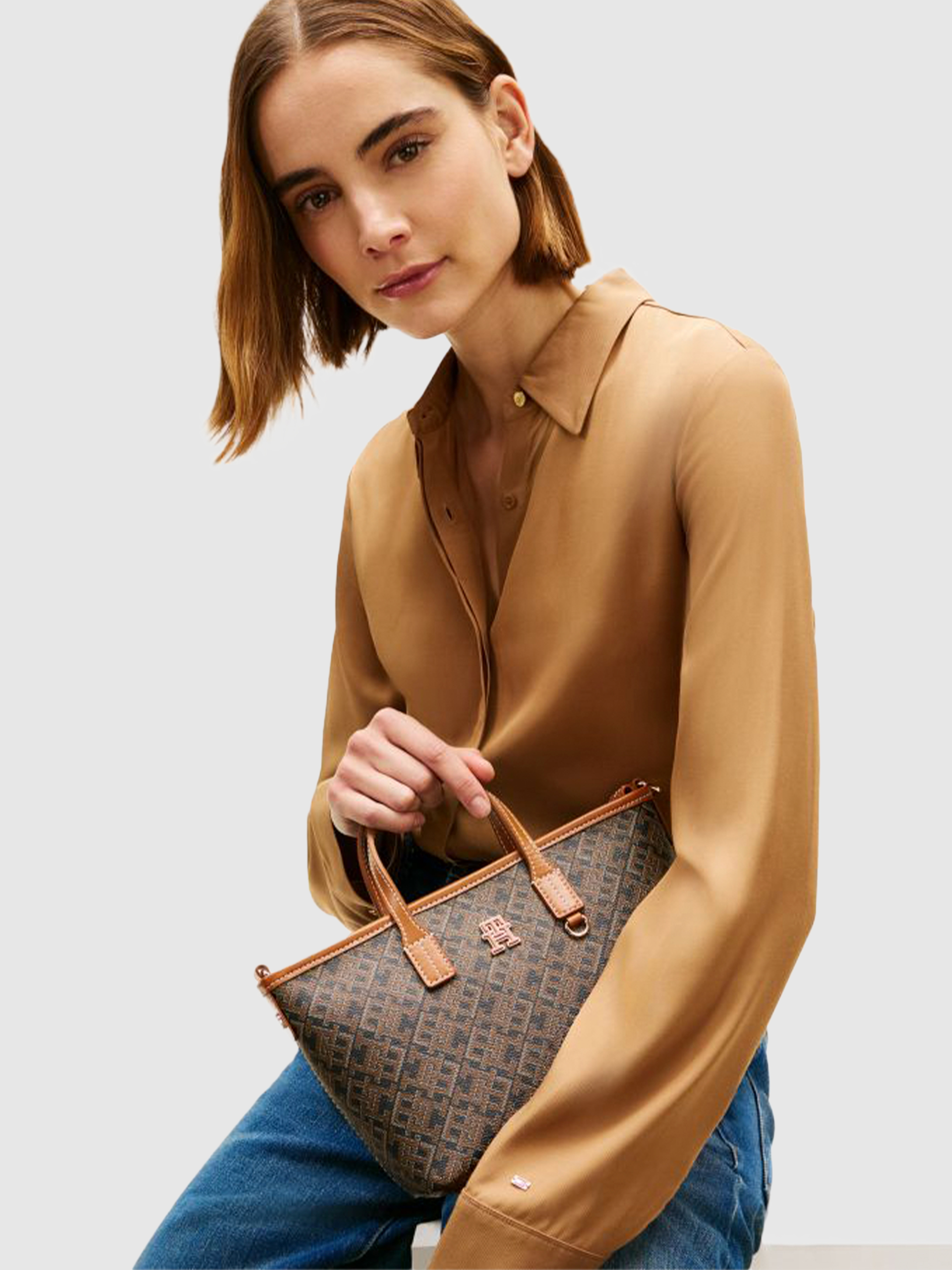 Mala Tommy Hilfiger Mulher Th Monoplay Mini Tote Le