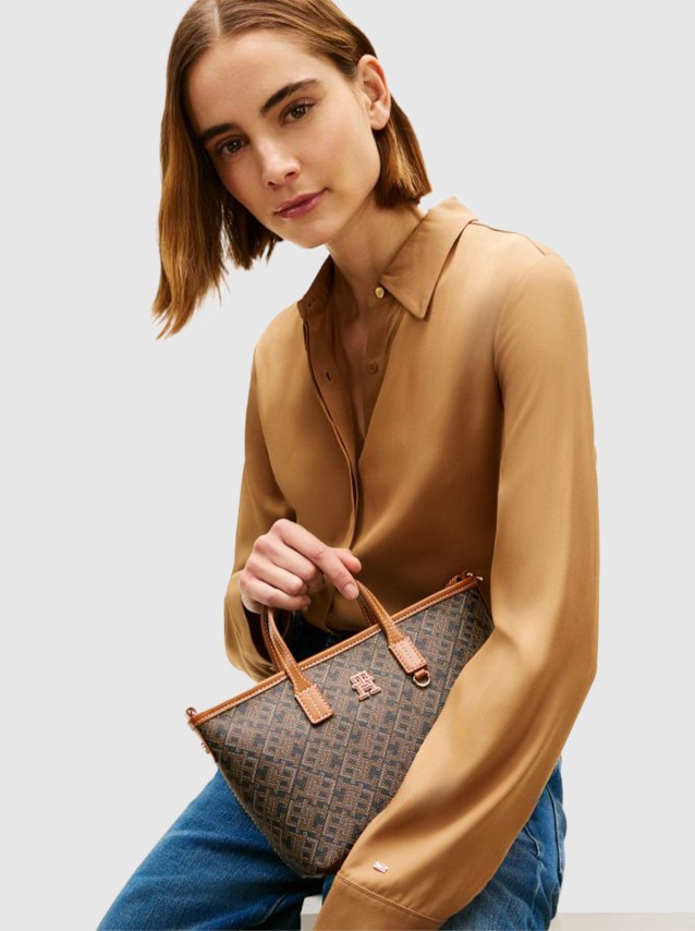 Mala Tommy Hilfiger Mulher Th Monoplay Mini Tote Le
