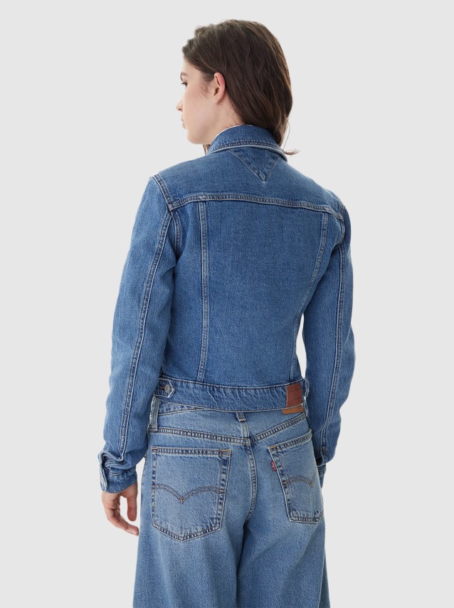 Casaco Tommy Jeans Mulher Vivianne Skn Jacket Ci8132 Ext