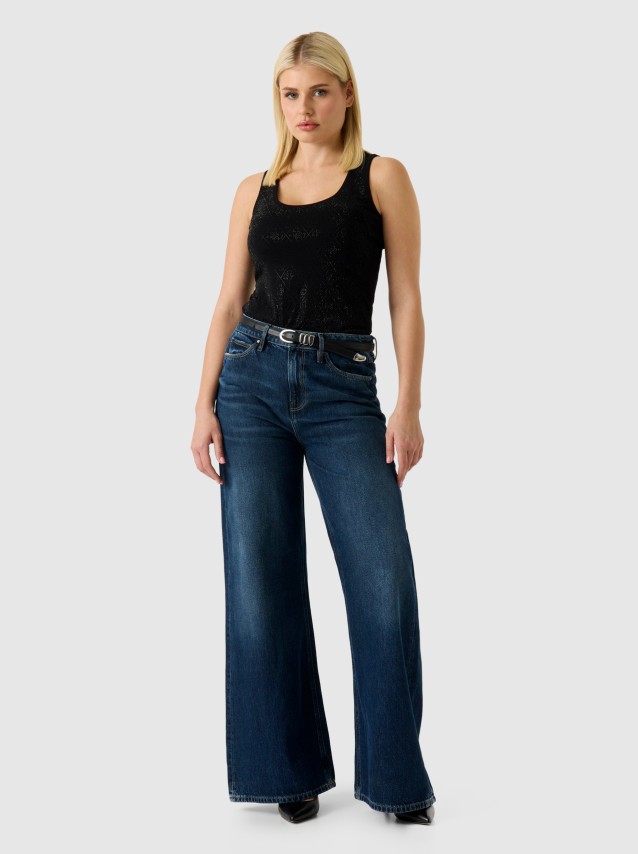 Top Guess Mulher Sl 4G Allover Tank Top