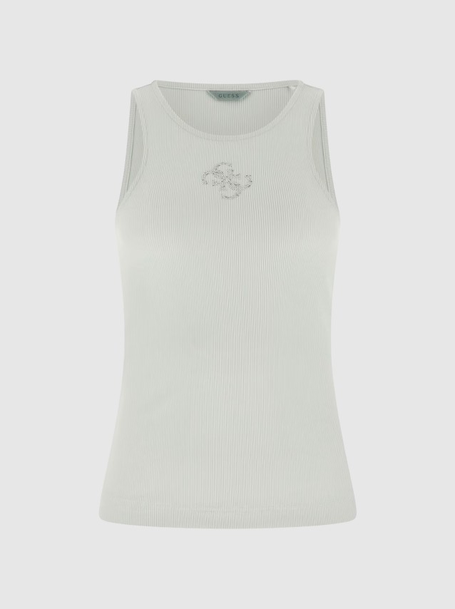 Top Guess Mulher Sl Round Nk Guendalina Top