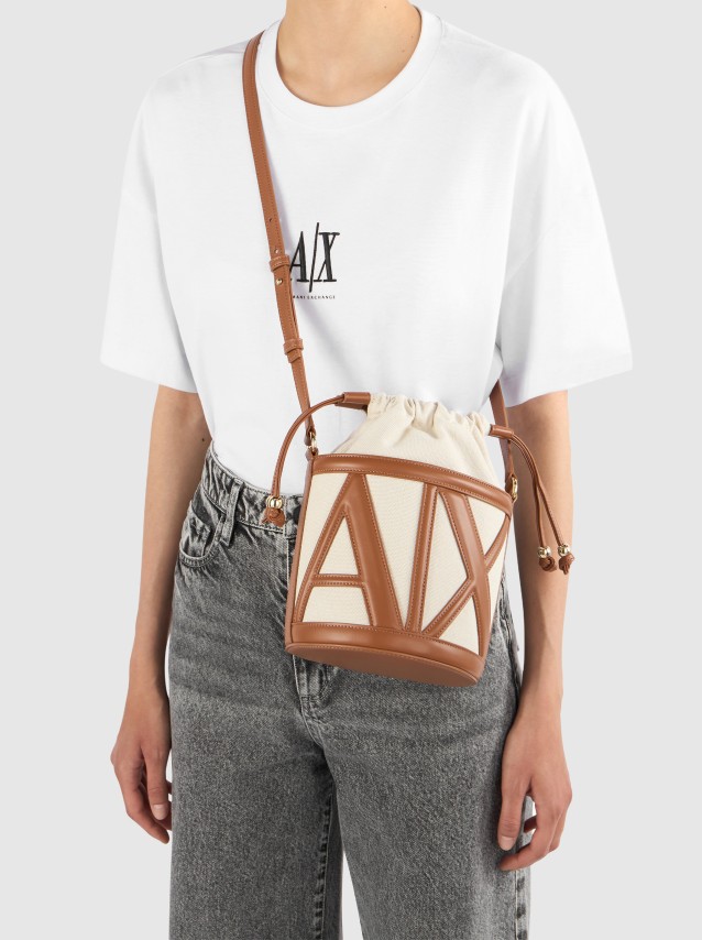 Mala Armani Exchange Mulher Marisol Bucket