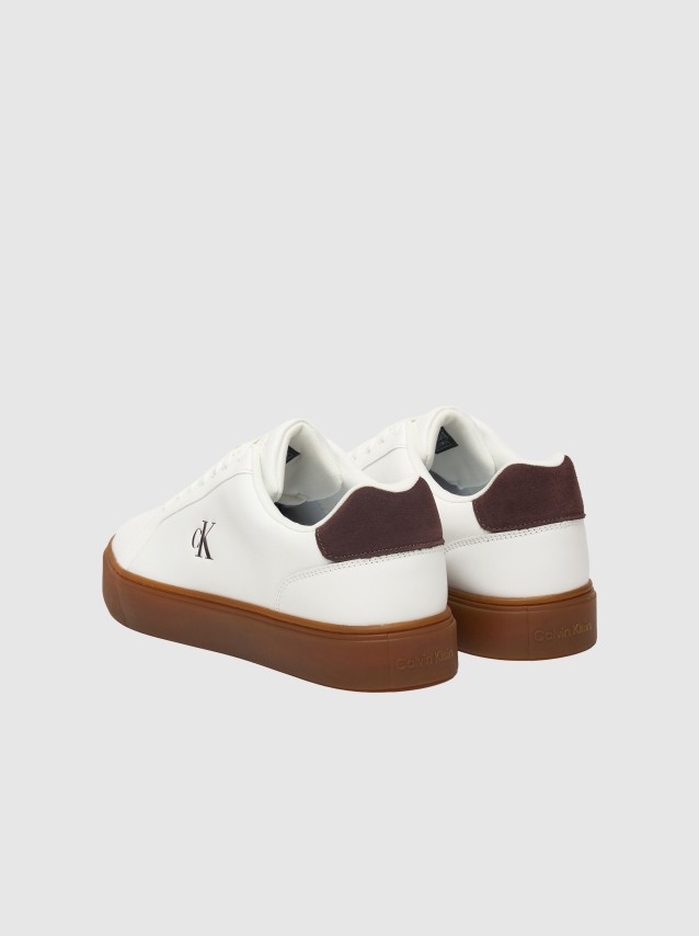 Sapatilha Calvin Klein Homem Classic Cupsole Laceup Lth