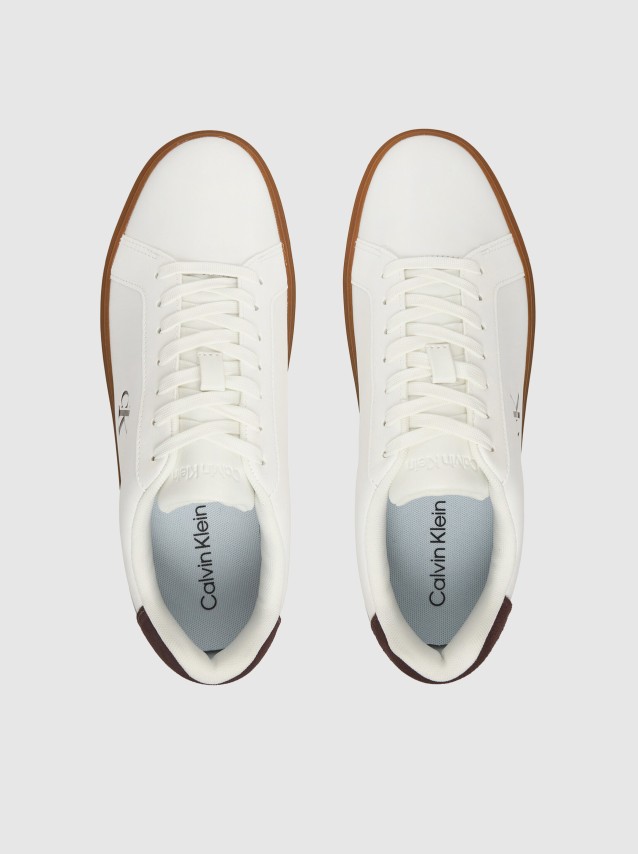 Sapatilha Calvin Klein Homem Classic Cupsole Laceup Lth