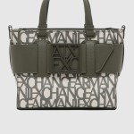Mala Armani Exchange Mulher Susy Monogram Tote M