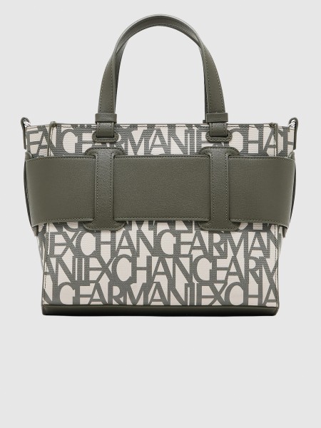 Mala Armani Exchange Mulher Susy Monogram Tote M