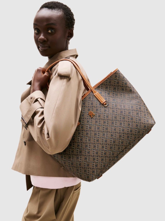 Mala Tommy Hilfiger Mulher Th Monoplay Tote Le