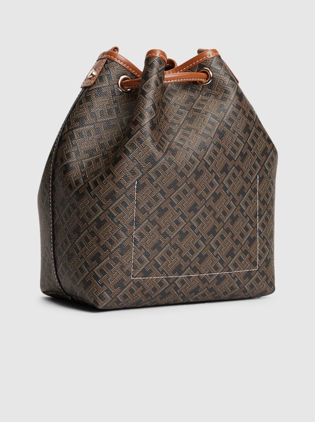 Mala Tommy Hilfiger Mulher Th Monoplay Bucket Le