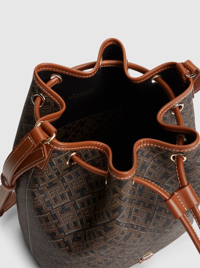 Mala Tommy Hilfiger Mulher Th Monoplay Bucket Le