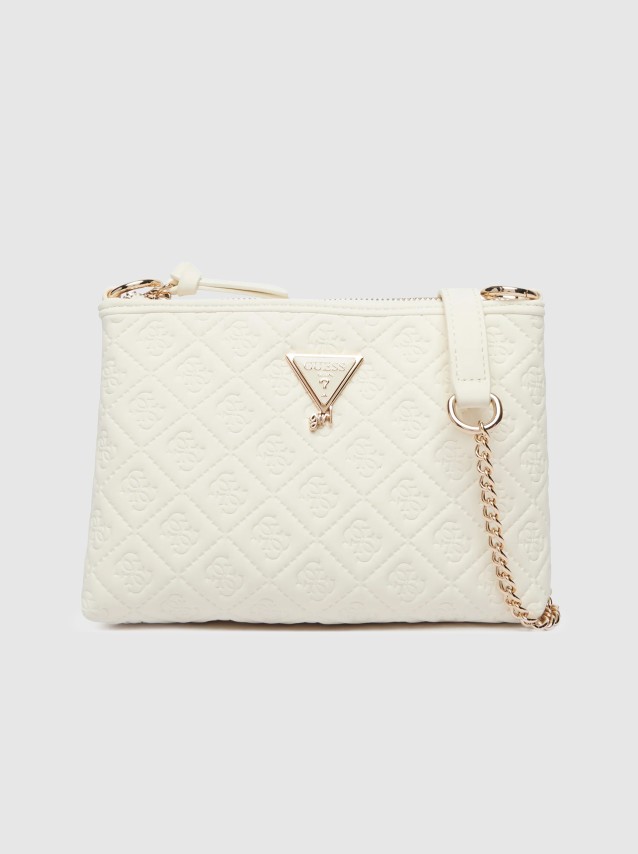 Mala Guess Menina  Debossed Mini Crossbody