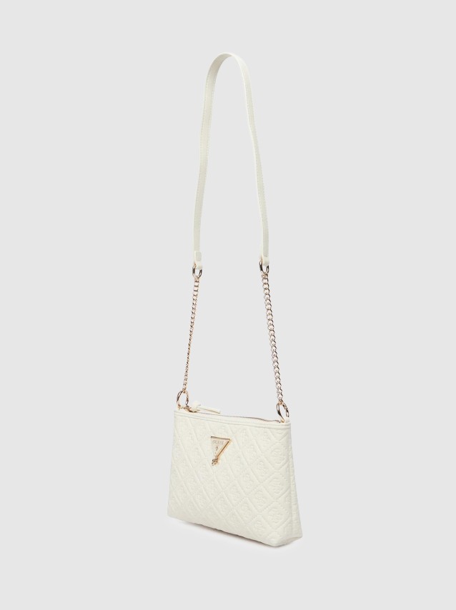 Mala Guess Menina  Debossed Mini Crossbody