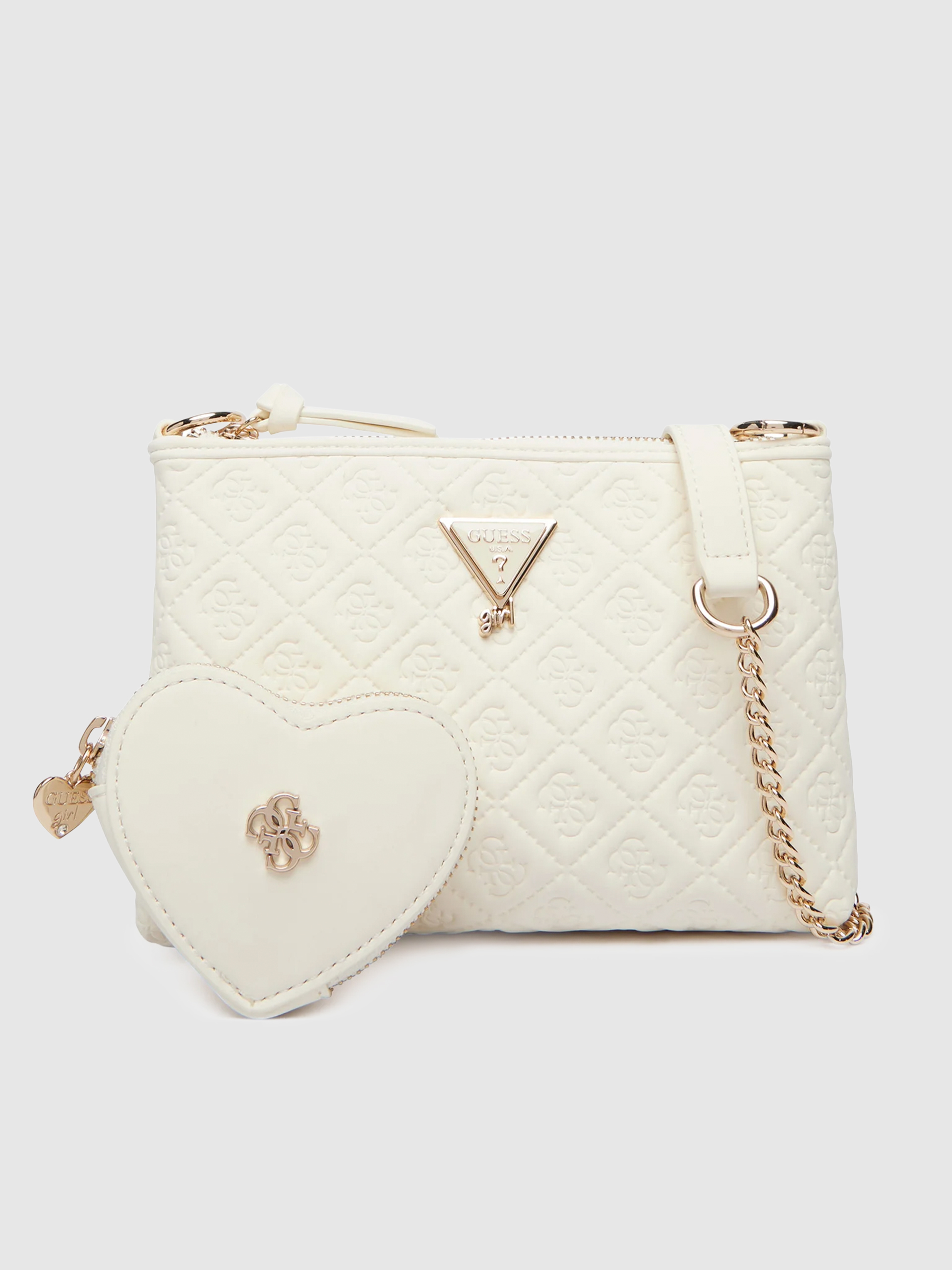 Mala Guess Menina Debossed Mini Crossbody