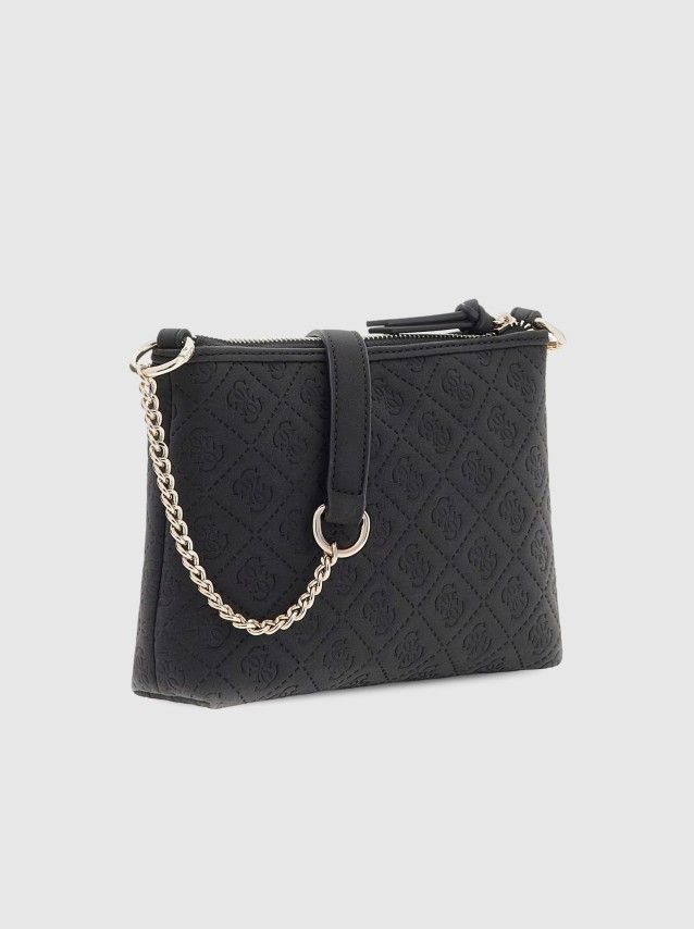 Mala Guess Menina  Debossed Mini Crossbody