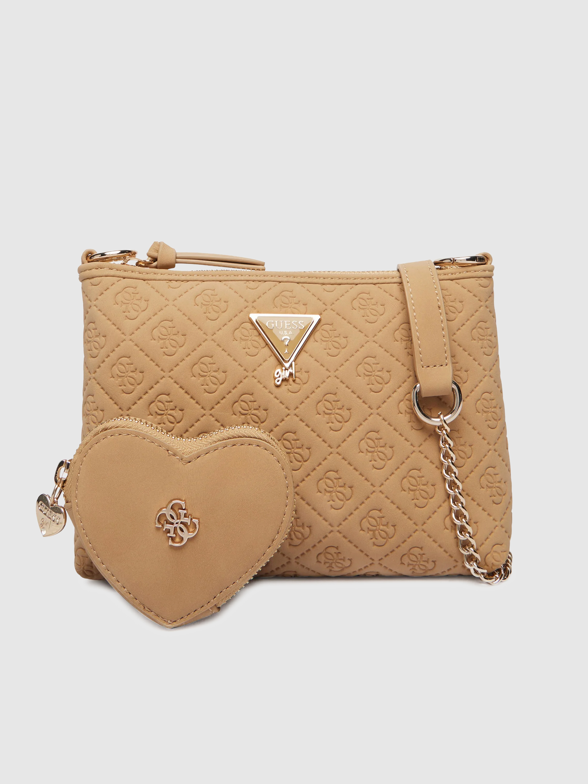 Mala Guess Menina Debossed Mini Crossbody