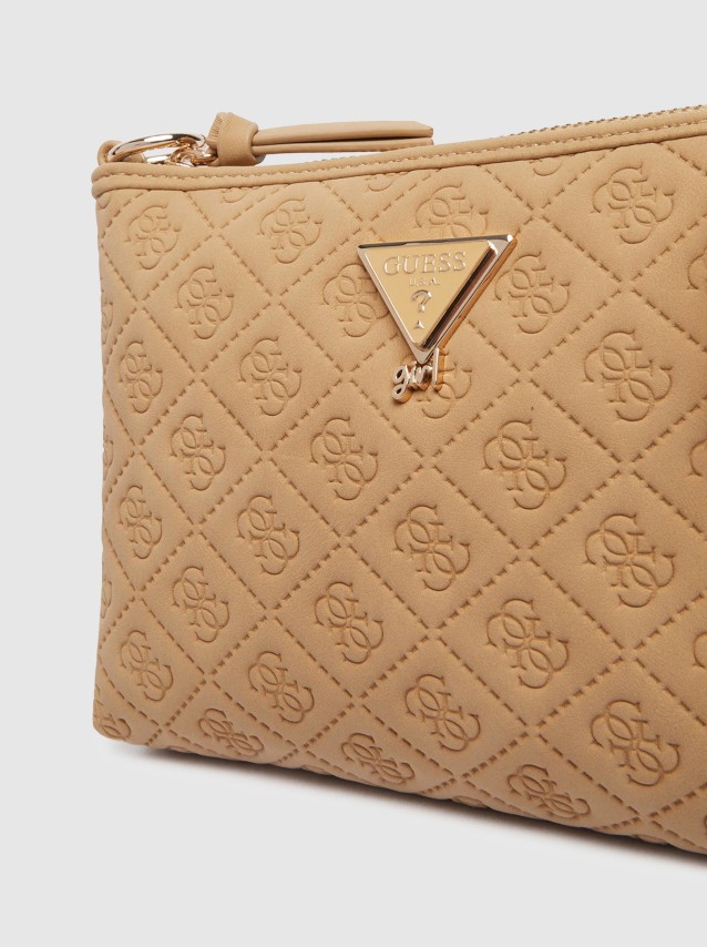 Mala Guess Menina  Debossed Mini Crossbody