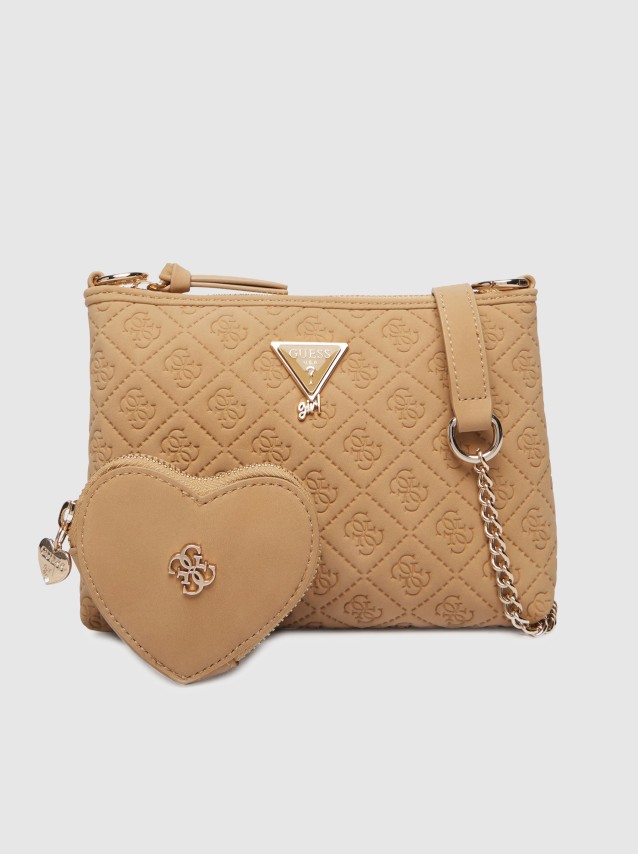 Mala Guess Menina  Debossed Mini Crossbody